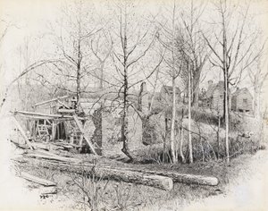 Obecny aspekt Gaines Mill, patrząc na wschód